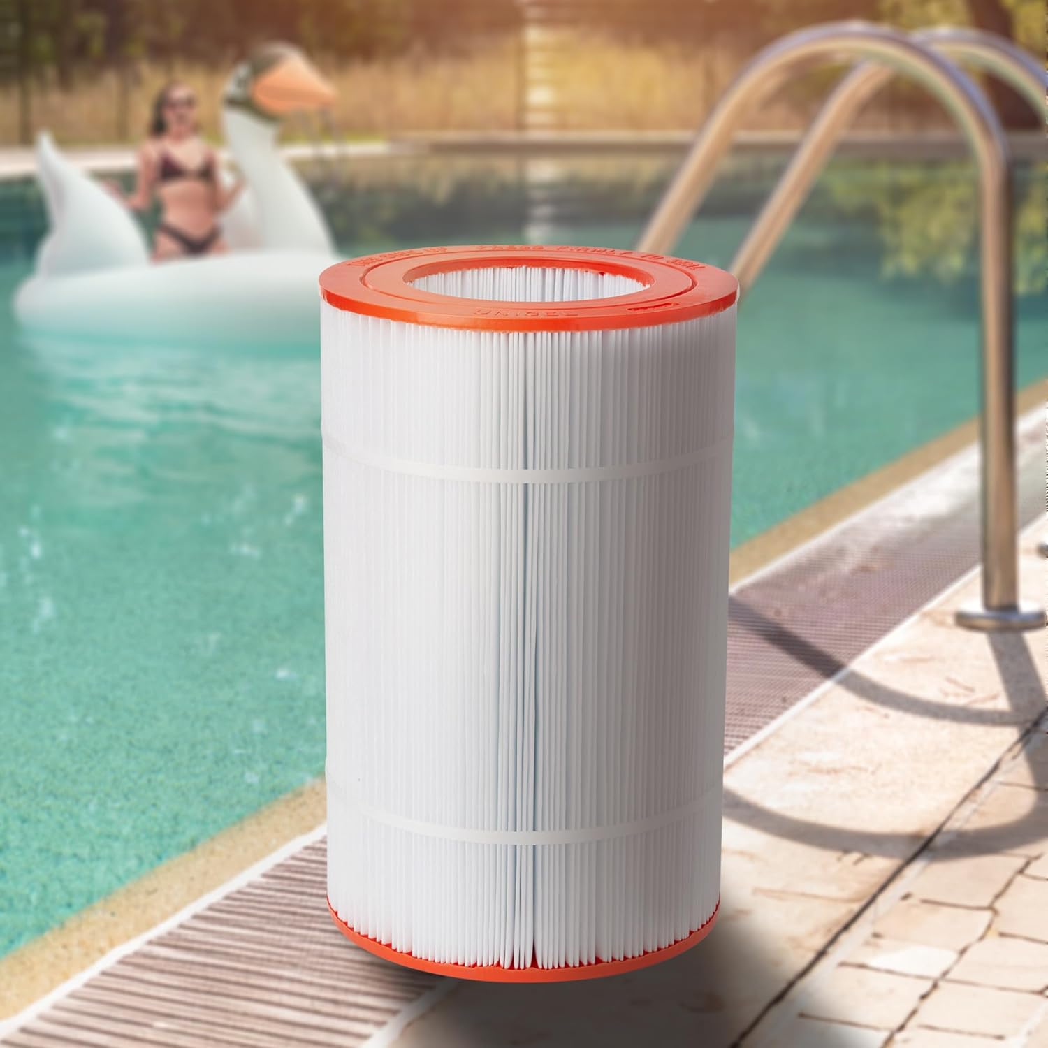 Unicel C-9407 75 Square Foot Media Replacement Pool Hot Tub Spa Filter Cartridge with 171 Pleats