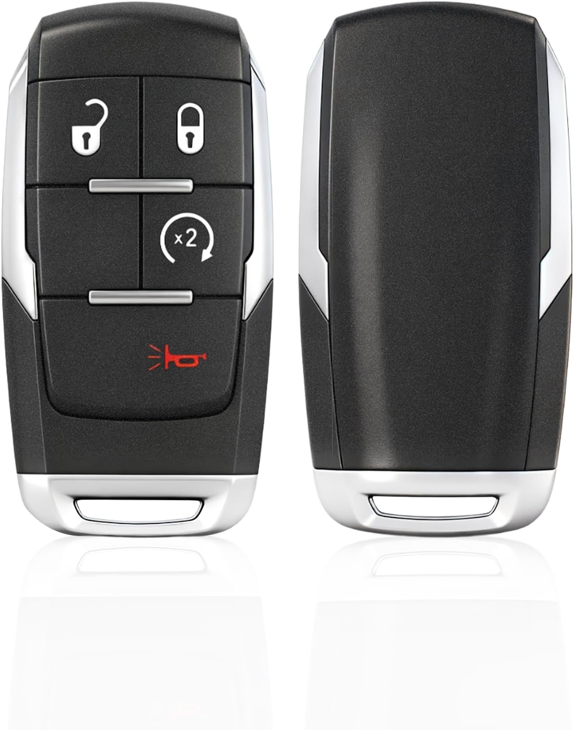 Smart Key for Dodge RAM 2019-2024, YIKEBALOG Proximity Remote Control Key Fob Replacement for Dodge RAM 2500 3500 4500 5500 GQ4-76T