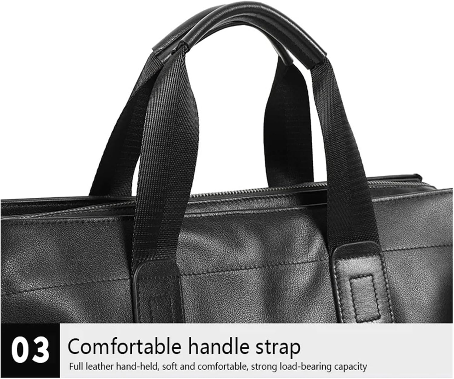 Briefcase Business Genuine Leather Men's Handbag Briefcase Men Suitable For 15 Inch Laptop Bags