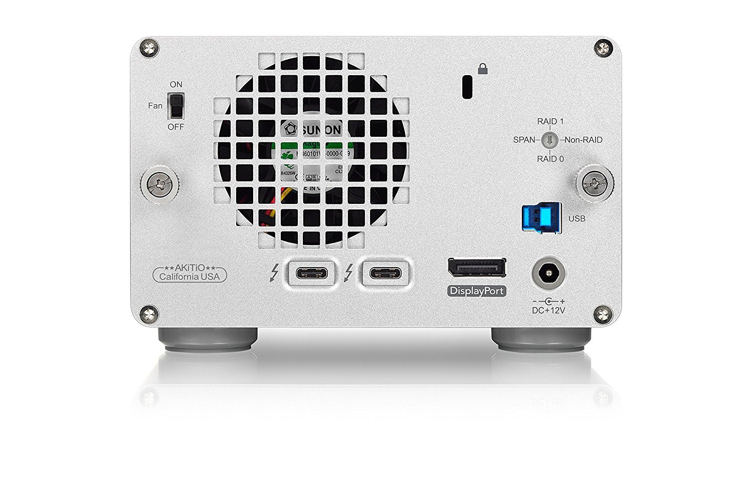 Amazon | AKITIO T3DP-T3DU3IS-AKTJ [AKiTiO Thunder3 Duo Pro 