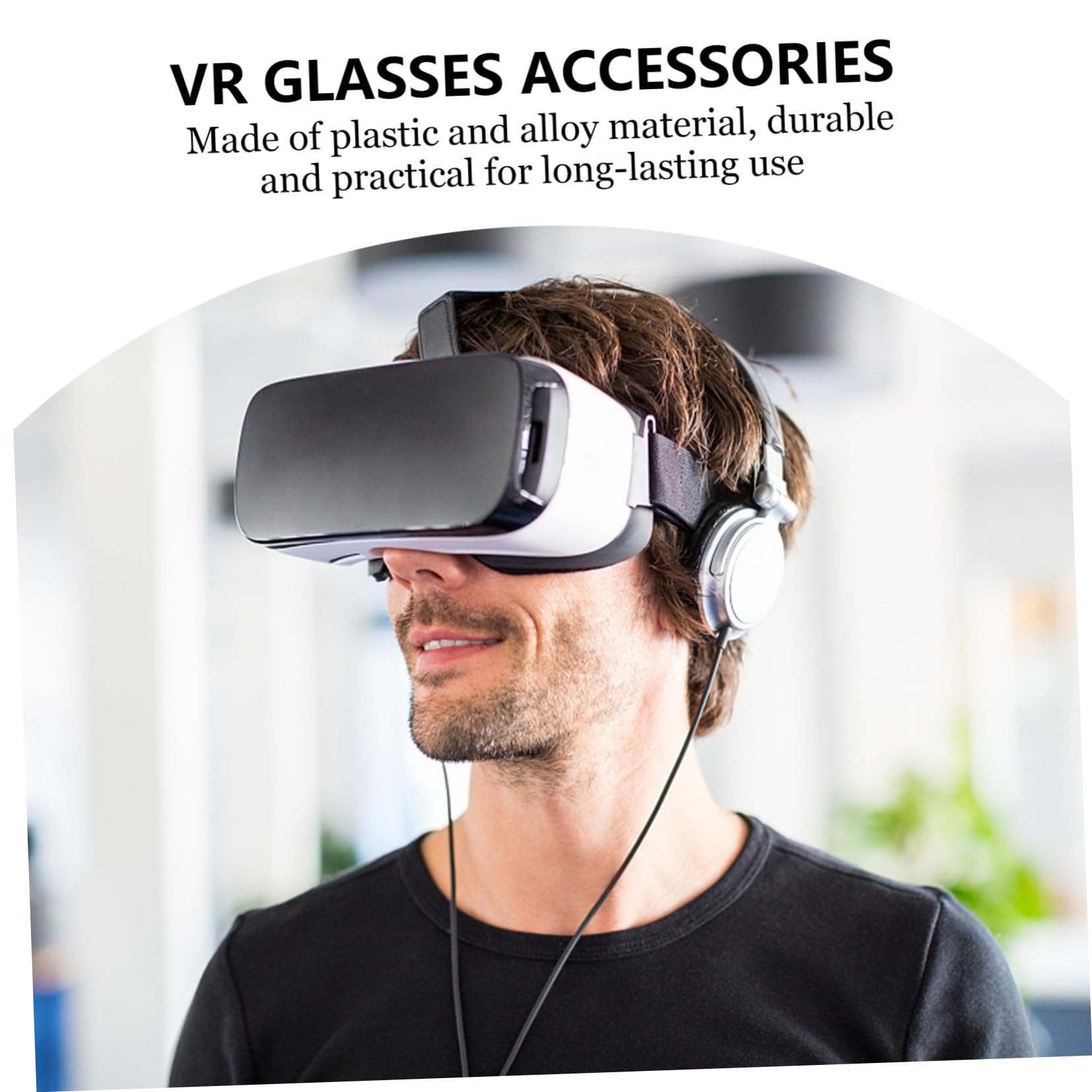 OSALADI 3piezas Auriculares In-Ear para Diseño Ergonómico y Ligero Sonido Estéreo De Graves Potentes Accesorios para Gafas VR Uso Práctico y Cómodo