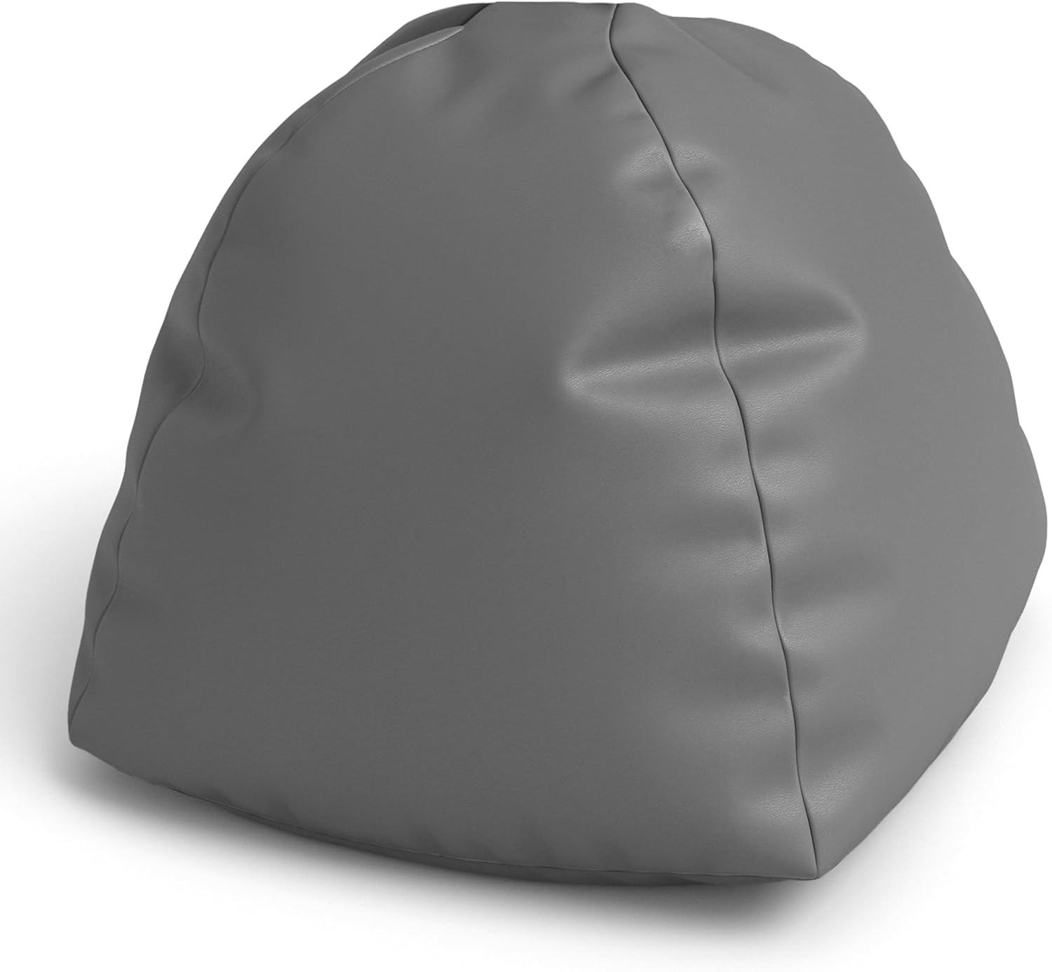 Jaxx Gumdrop Jr. Kids Bean Bag for Early Childhood & Educational Environments, Premium Vinyl - Charcoal