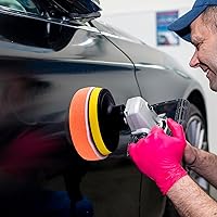 Vista 7 de SIQUK - Juego de 23 almohadillas de pulido de 12.7 cm para pulidor de coche, almohadillas de espuma para pulido, almohadillas de cera para pulido