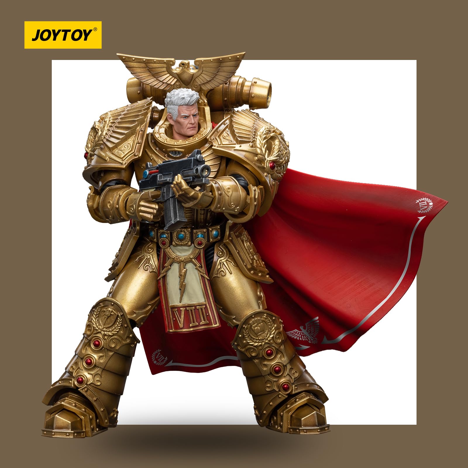 Amazon.com: JOYTOY Warhammer 40k Imperial Fists Rogal Dorn