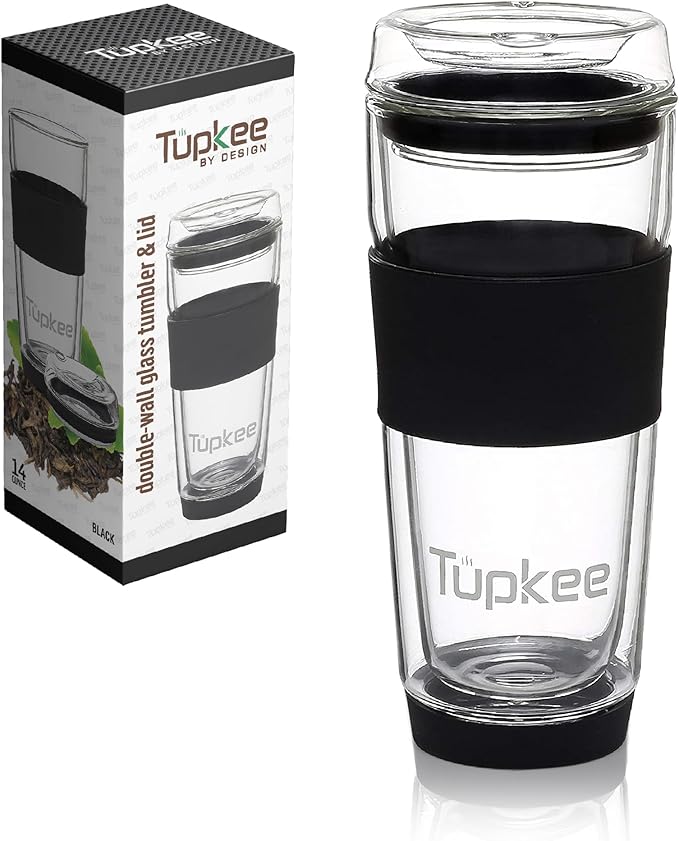 Tupkee Double Wall Glass Tumbler