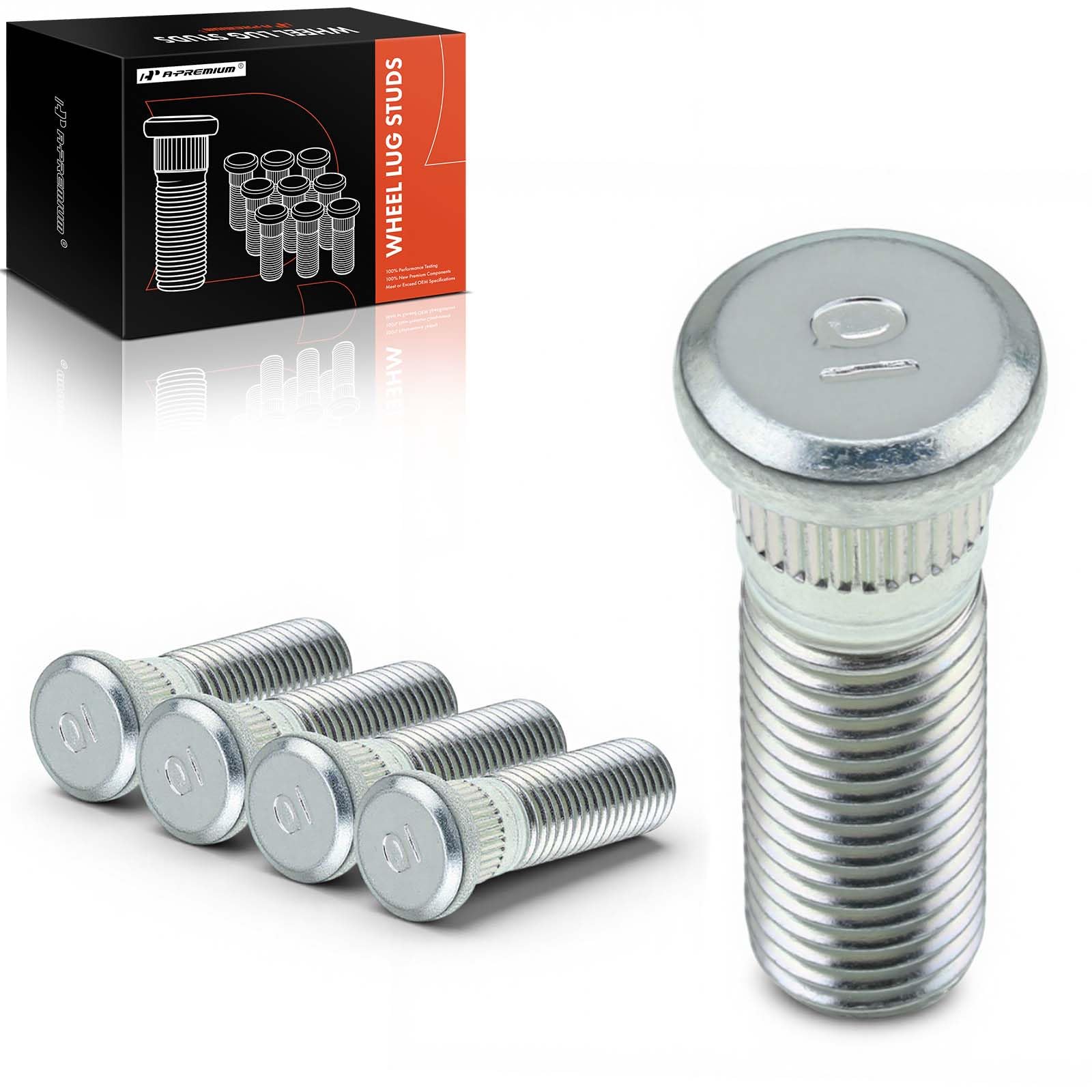 A-Premium M12-1.50 Wheel Lug Studs 5 Pack