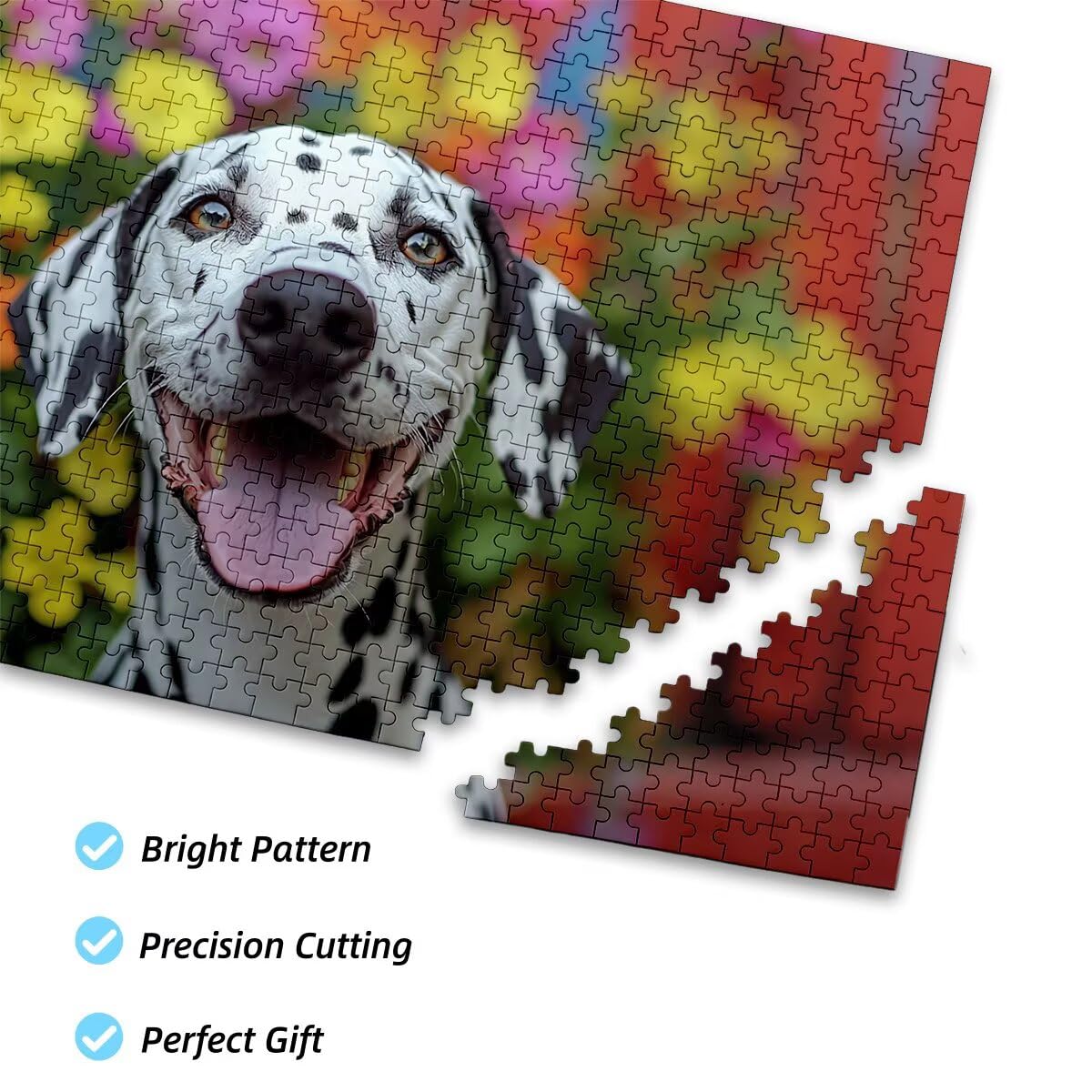 Puzzle 5000 sztuk pies puzzle zwierzęta wymiary 156 x 105 cm puzzle dla dorosłych kreatywna rozrywka, śmieszne klasyczne puzzle zabawki edukacyjne oryginalne prezenty dla kobiet C-51