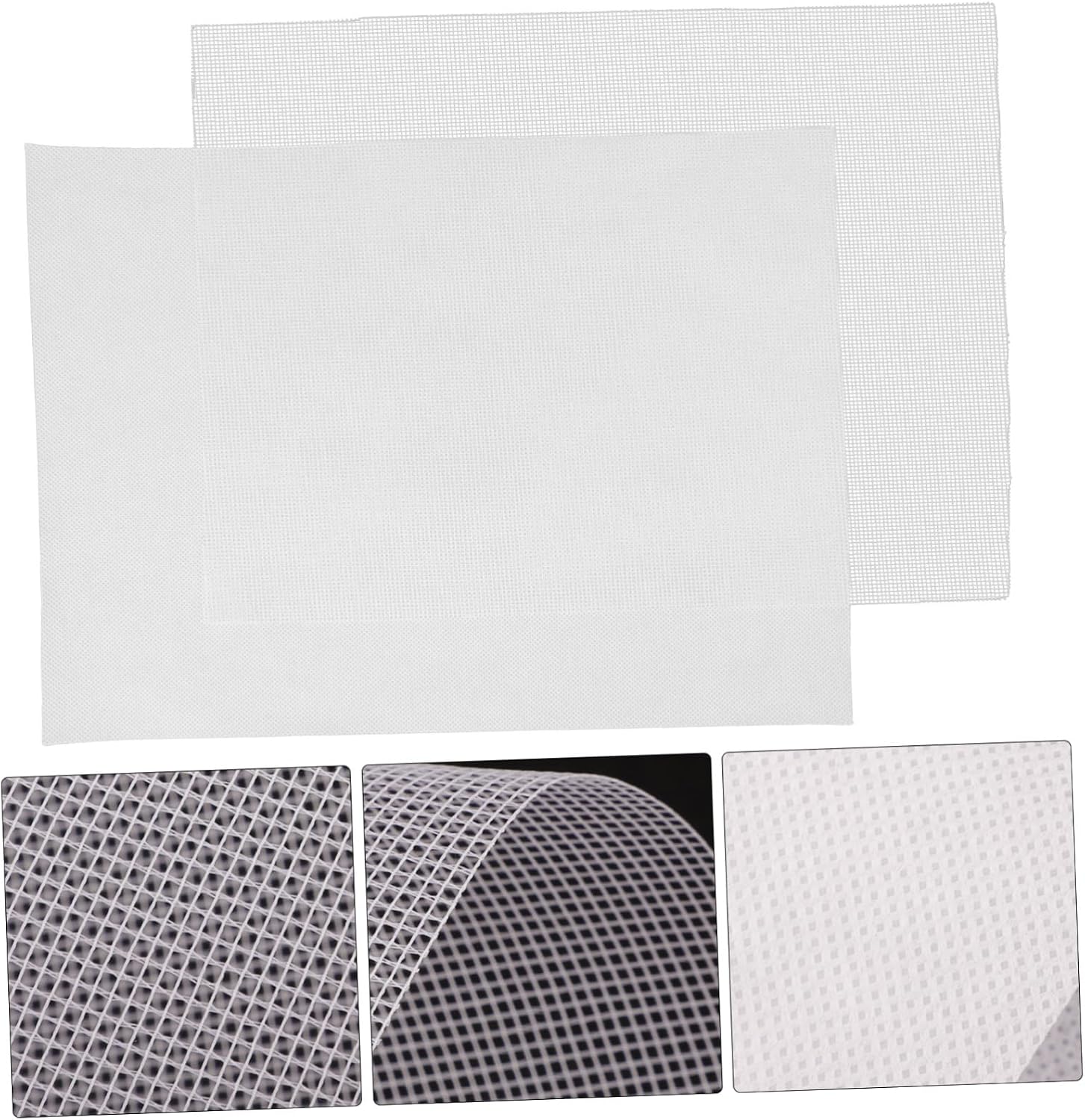 KOCKSHION 10sets Paper Making Mesh Cloth Replacement Pad Paper Crafting Accessory Kit for Creative Art Projects