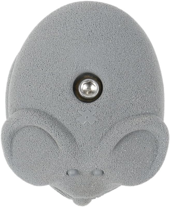 Atomik Rock Climbing Holds Bolt-On Mouse in Gray