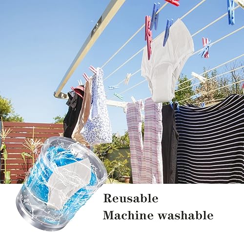 Miniatura 5 de Pañal de tela para adultos con estilo de tirar, reutilizable, lavable, para el cuidado de la incontinencia, ropa interior para mujeres, pantalones