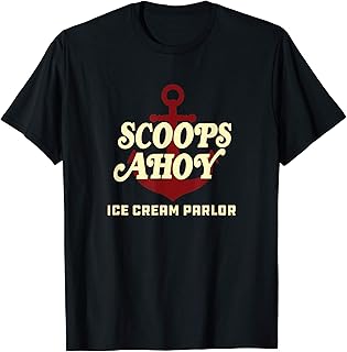 Stranger Things Scoops Ahoy Ice Cream Parlor Logo T-Shirt