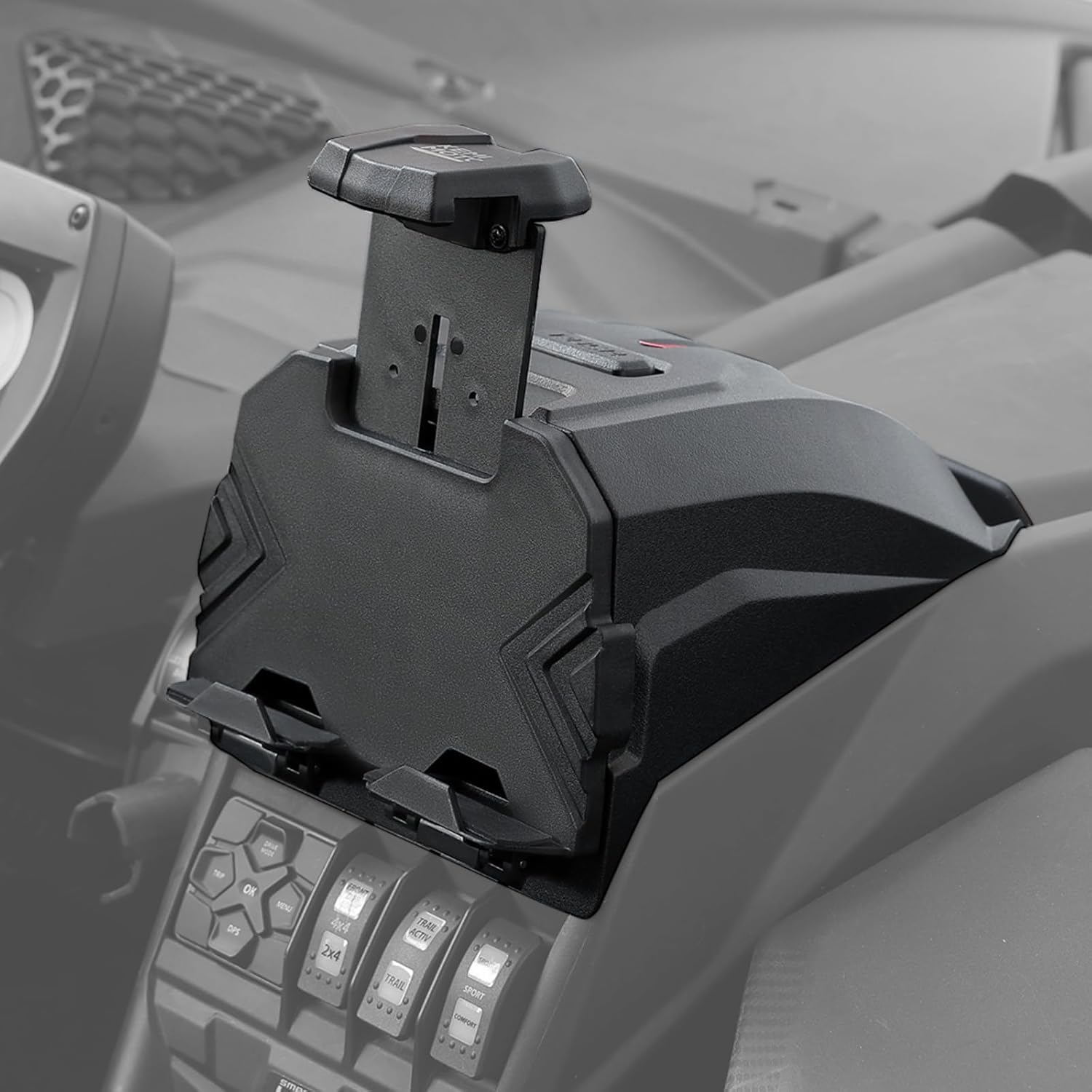 KEMIMOTO X3 Device Tablet Holder Storage Mount Compatible with 2017-2025 Can Am Maverick X3 and Max DS MR RC Turbo R, Replce OEM #715002874