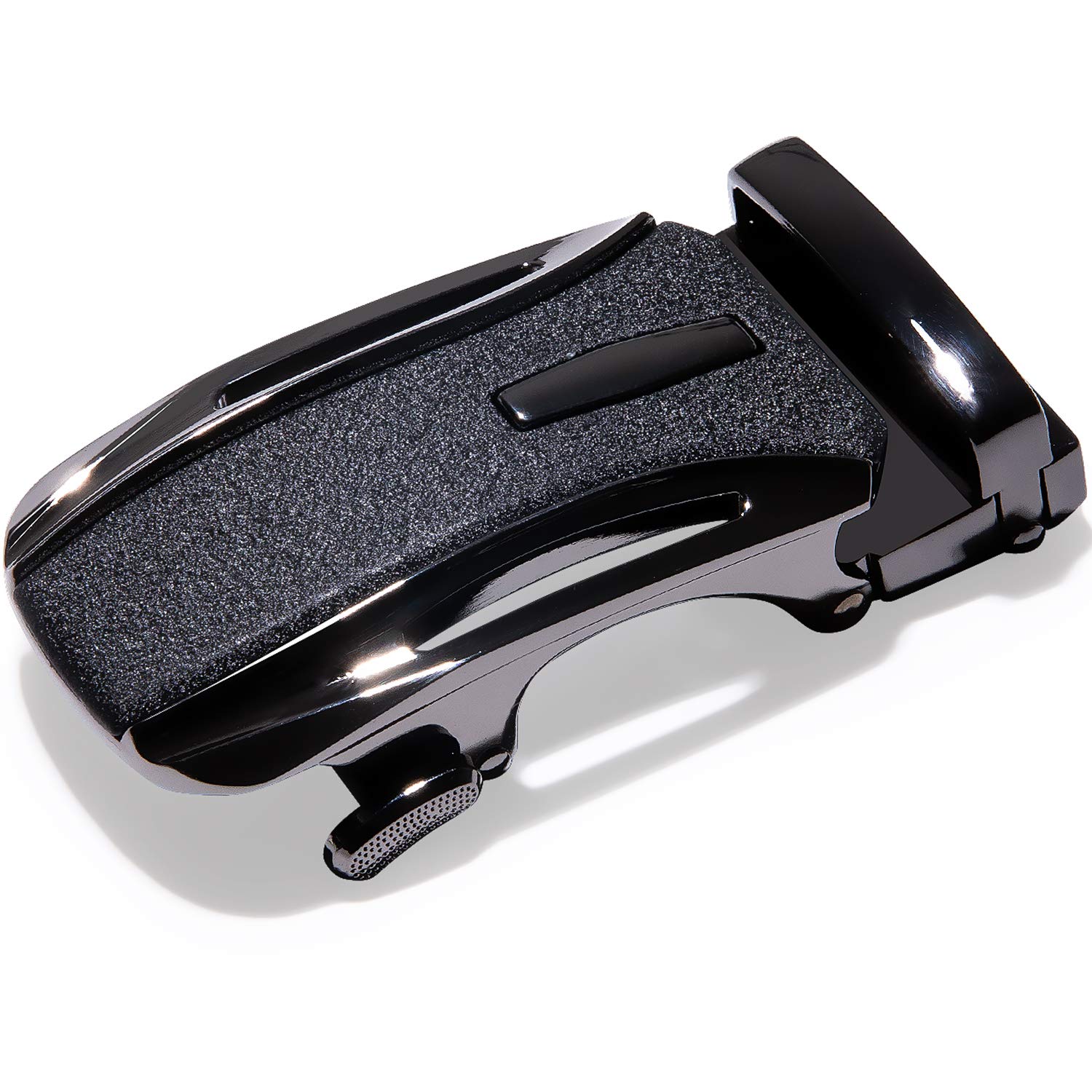 Dubulle Men's Belt Ratchet Buckle Business Replaceable Only 1 3/8 Slide Buckle 35mm Party Business Gift