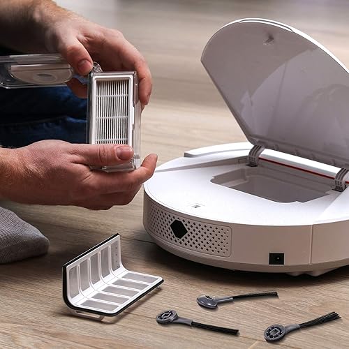 Miniatura 4 de 8 piezas de repuesto de cepillos laterales compatibles con Shark ION Robot IQ R101AE (RV1001AE), RV1100, RV1101, RV2011DRUS, RV912S, 102KY1000,