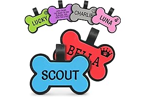 Personalized Dog ID Tags with Silent Feature for Peaceful Pets