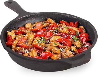 Add2cart Smooth cast Iron Fry pan, Medium, 25.4 cm/10 in., 1.7 liters, 2.2 kg; Induction-Friendly; nonstick; pre-Seasoned; Price In India