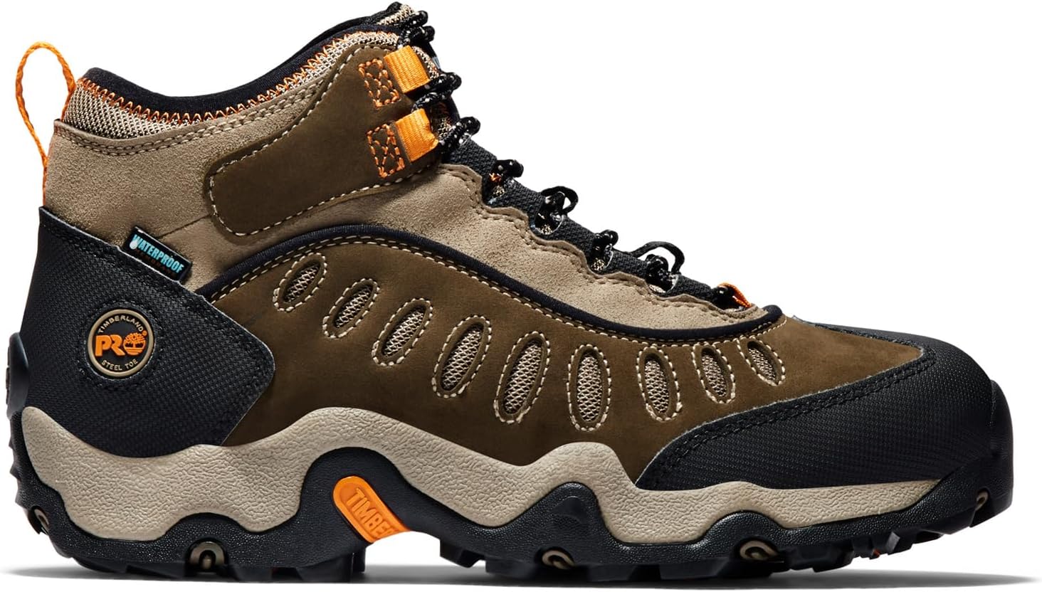 Timberland PRO Men's Mudslinger Steel Safety Toe Waterproof Industrial Hiker Work Boot - Image 2