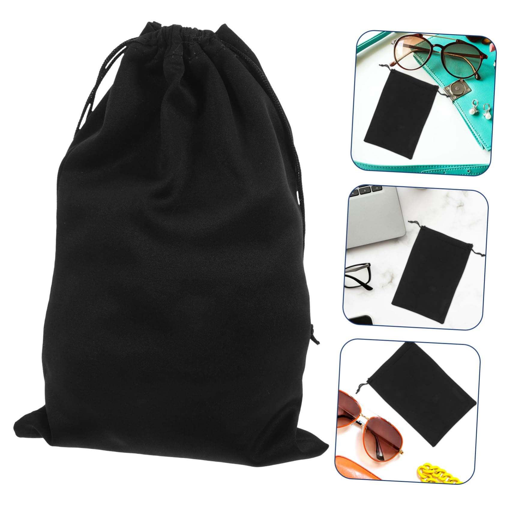 HEMOTON 10pièces Pochette De Rangement pour Lunettes De Ski Flanellette Douce Protection Légère Et Polyvalente pour Masques Lentilles Et Accessoires pour Voyage Et Rangement Sûr