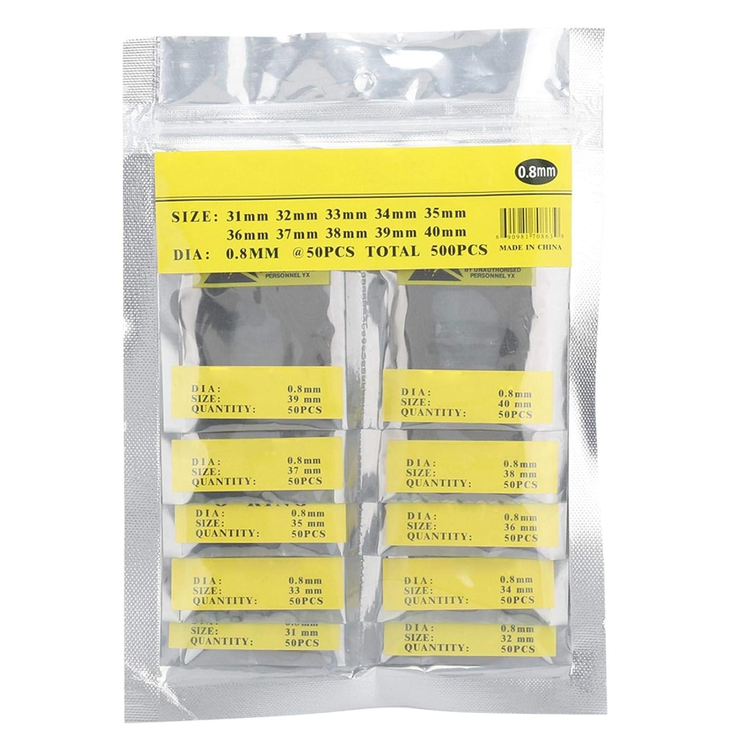 Watch Repairing Tools O Rings 500pcs Rubber Seals for Watch Backs 16 40mm Gaskets Accessories Premium Thick Style Set with Gaskets