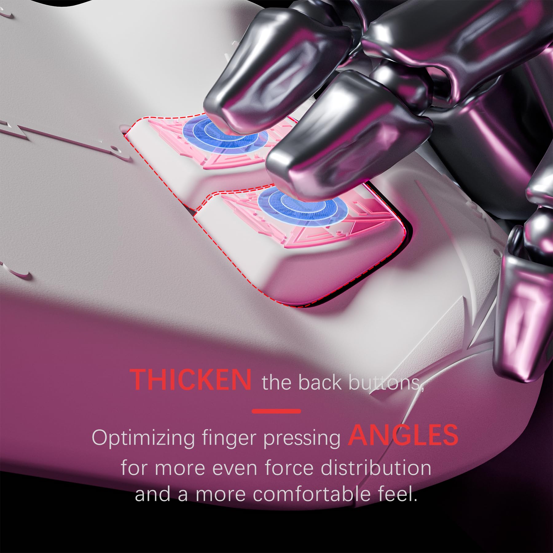 playvital Cover Skin per Steam Deck OLED/LCD, Custodia Silicone Grip Antiscivolo&Copri Levette Analogiche&Tasti Posteriori&Adesivi, Accessori per Steam Deck, Cyber Spider-Bianco