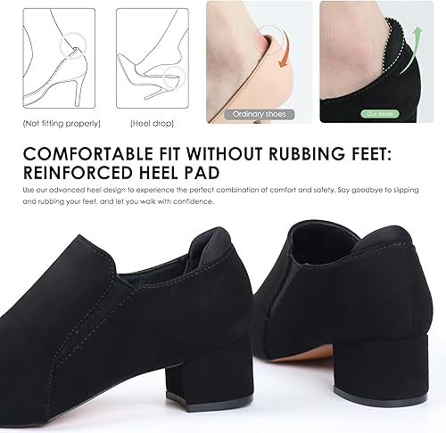 Miniatura 3 de Ortho+rest Tacones puntiagudos para mujer con paneles elásticos para pies sensibles y juanetes