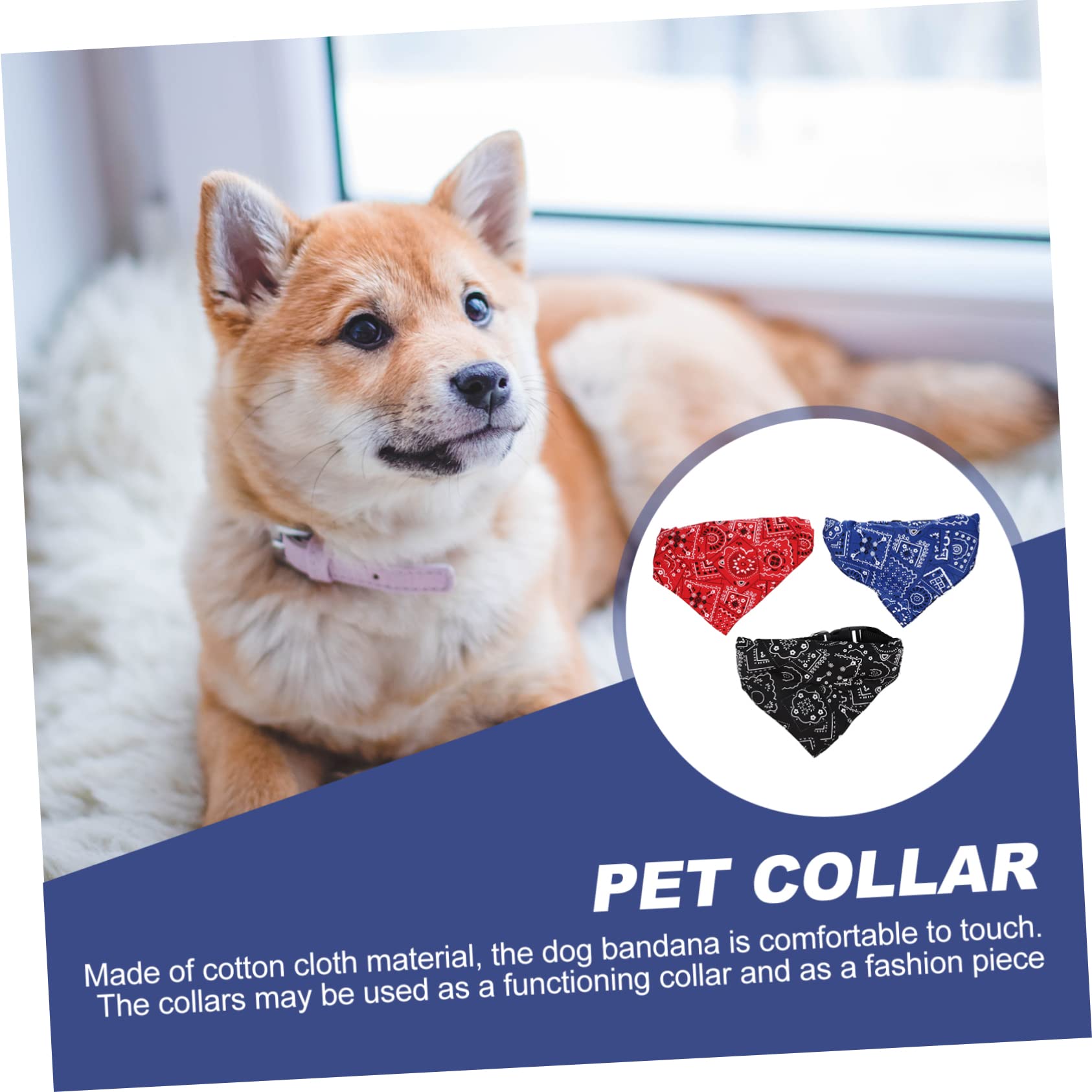POPETPOP 9pièces Bandana pour Chiens Et Chats Lot de Écharpes Ajustables à Motif Floral Accessoires Chic pour Petits Animaux Parfaites pour Événements Et Photos