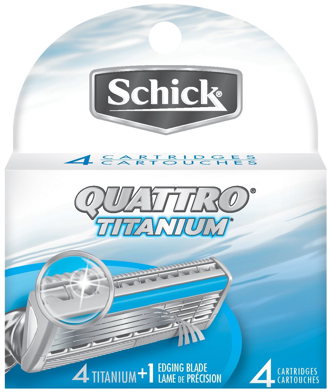 SchickQuattro Titanium R Size 4ct Schick Quattro Titanium R