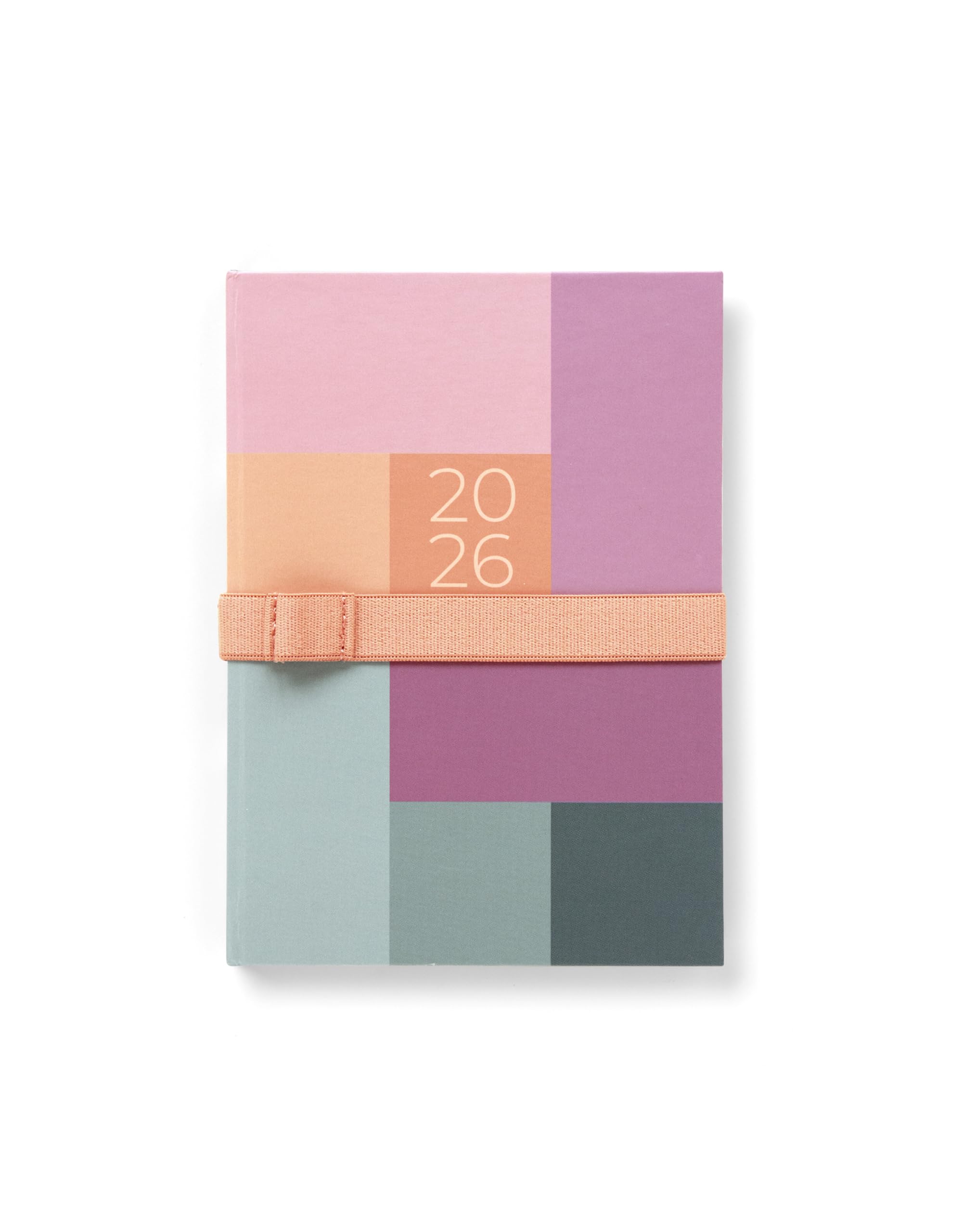 Letts of London Gradient A6 day to a page with appointments 2026 diary - Rose 26-082579