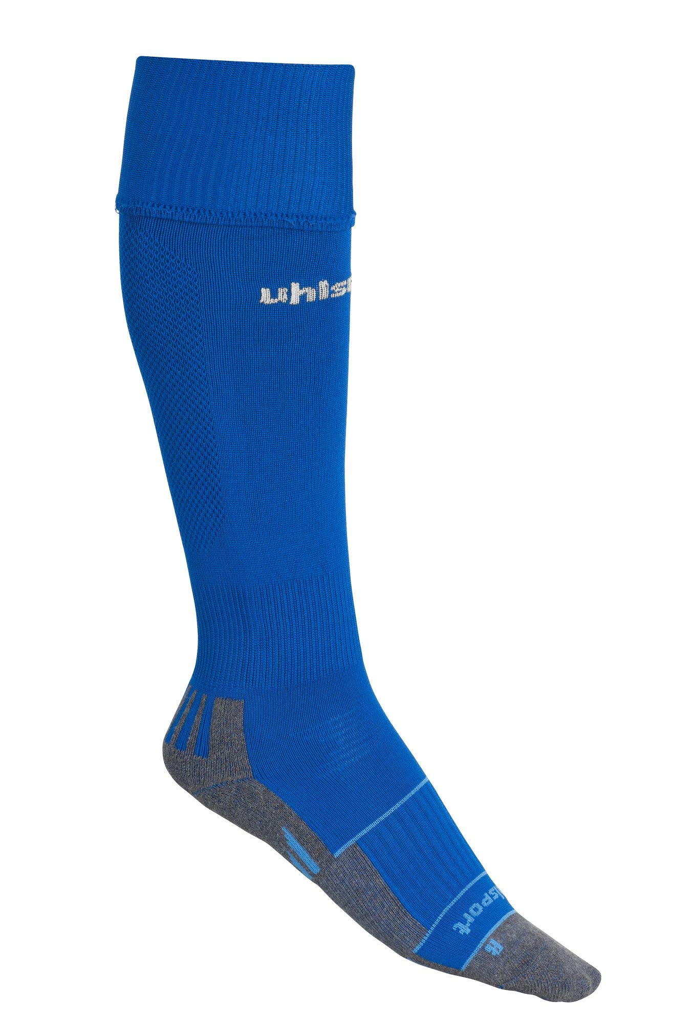 Uhlsport Unisex Team Pro Player Stocking Socks - Azure Blue/White, Size 45-47