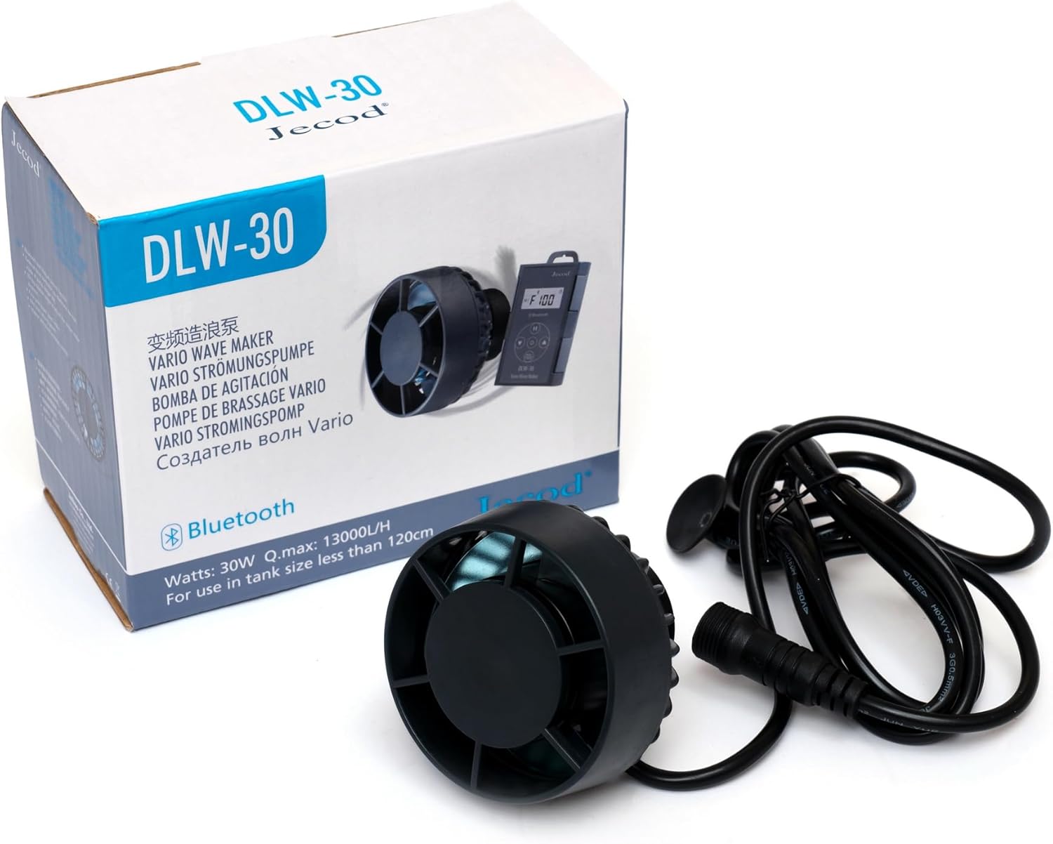 Jecod Jebao DLW-30 Bluetooth Submersible Vario Wave Maker, 3434GPH