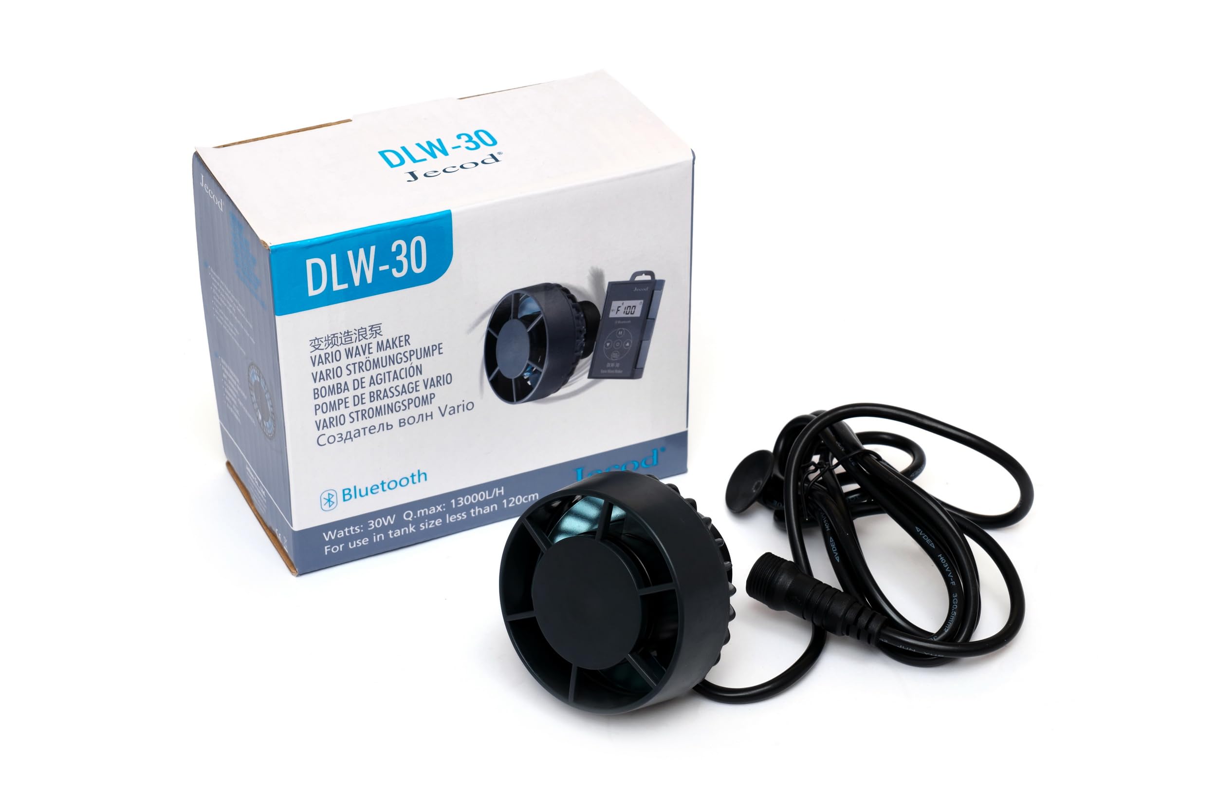 Jecod Jebao DLW-30 Bluetooth Submersible Vario Wave Maker, 3434GPH