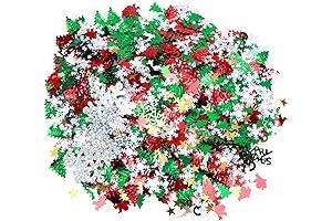 Celebrate Christmas with Pine Pentagram Confetti