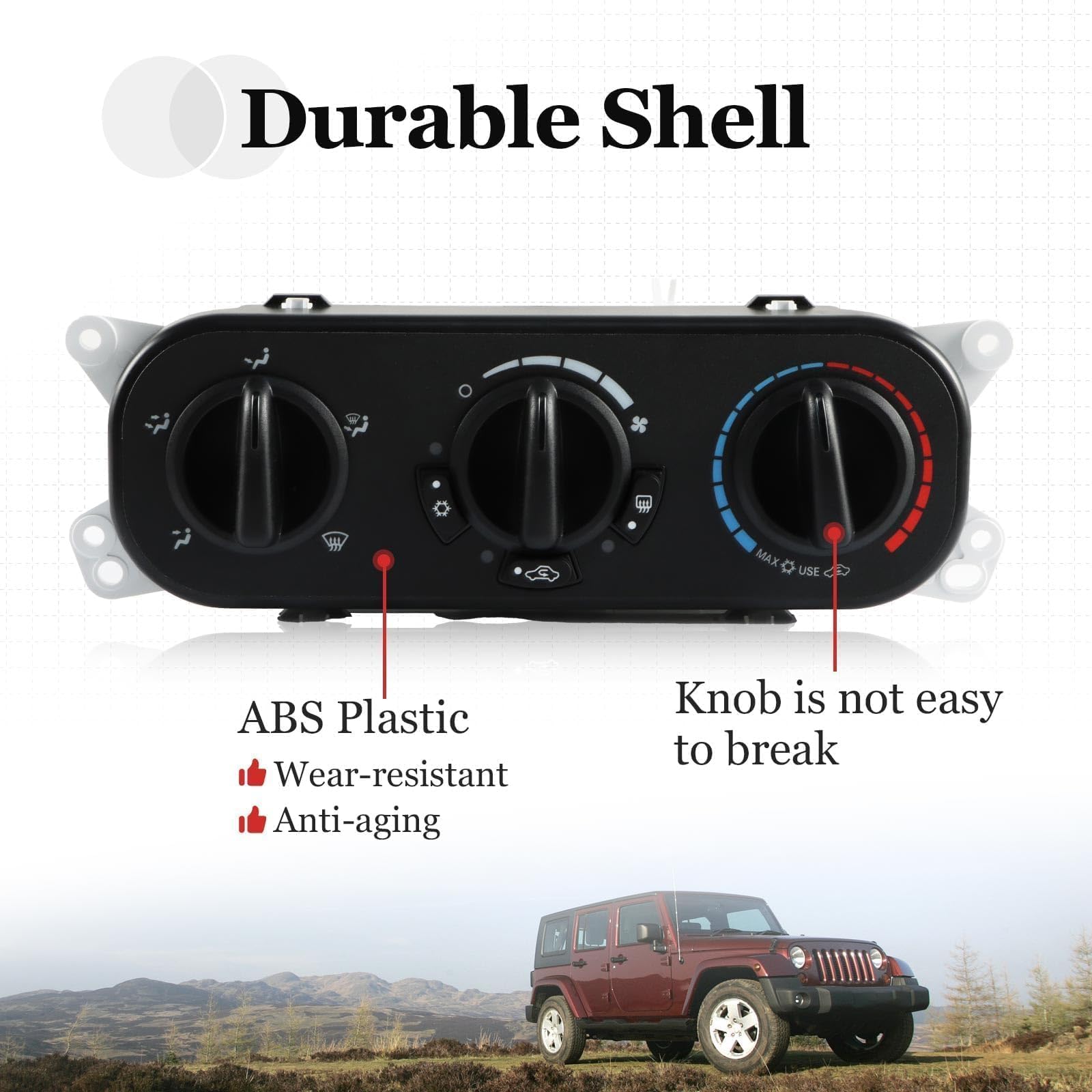 GM Genuine Parts 15-74590 (23467328) Roof Console Auxiliary Heating/Air Conditioning Control with Seat Heater GM Genuine Parts 15-74590 (23467328) Roof Console Auxiliary Heating/Air Conditioning Control with Seat Heater