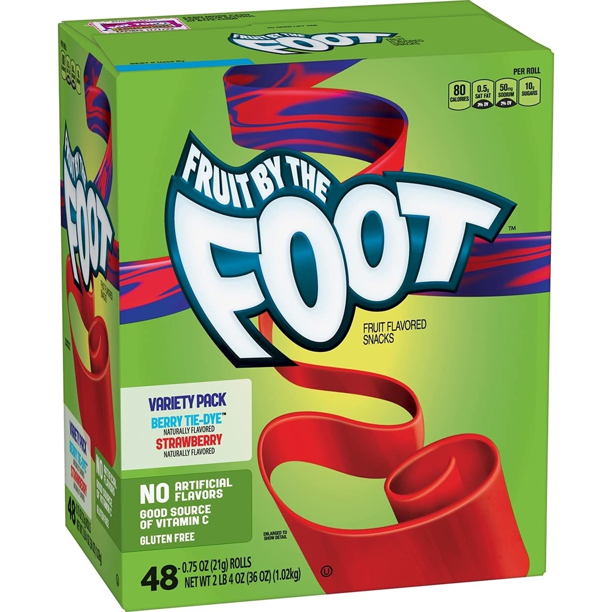 Fruit by the Foot, Variety Pack (0.75 Ounce, 48 Pack