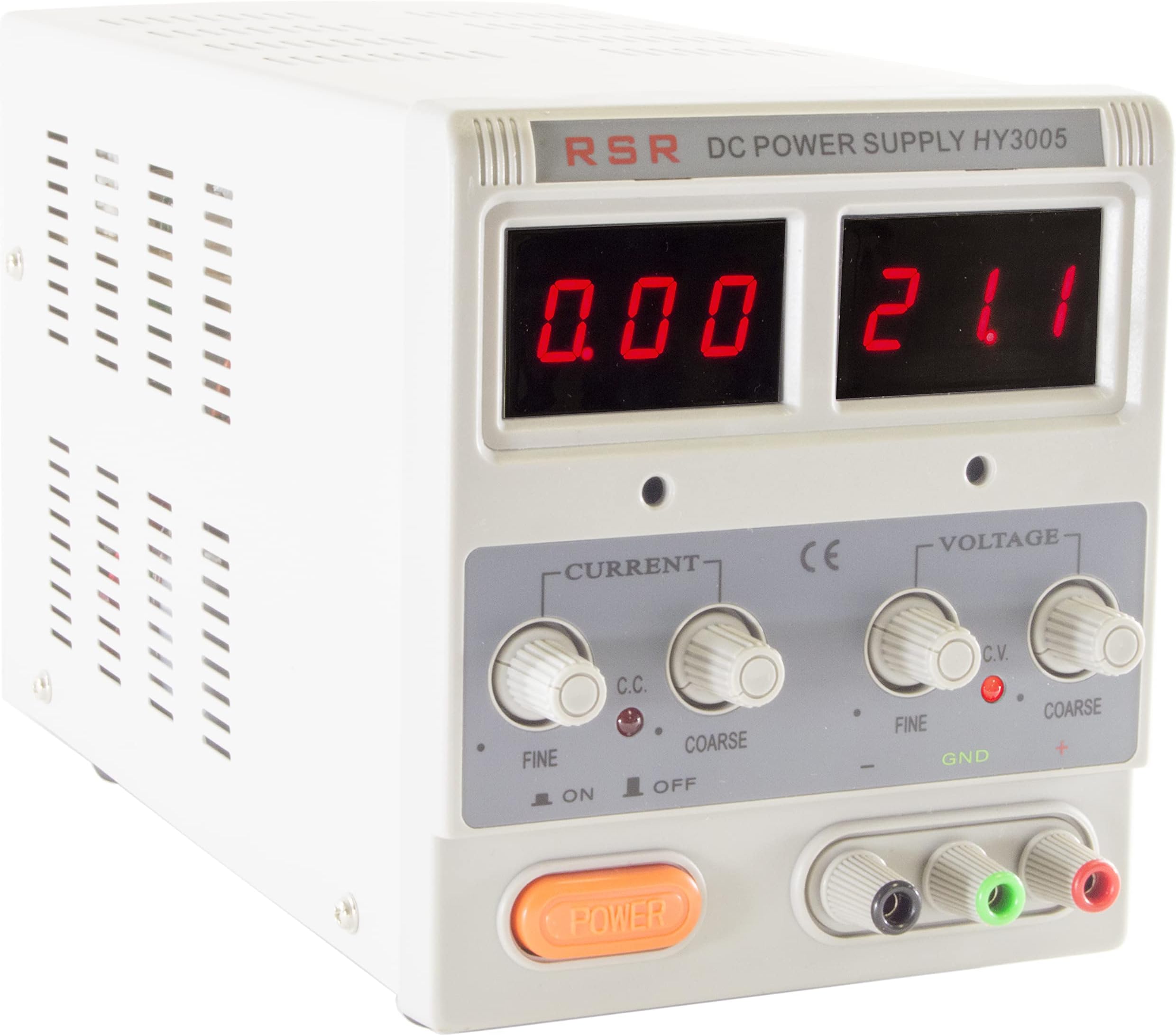 0-30V 0-5A Single-Output DC Power Supply with LED Displays - Model HY3005D by EX ELECTRONIX EXPRESS