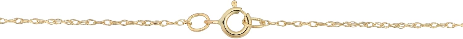 Kooljewelry 10k Yellow Gold Claddagh Necklace (18 inch)