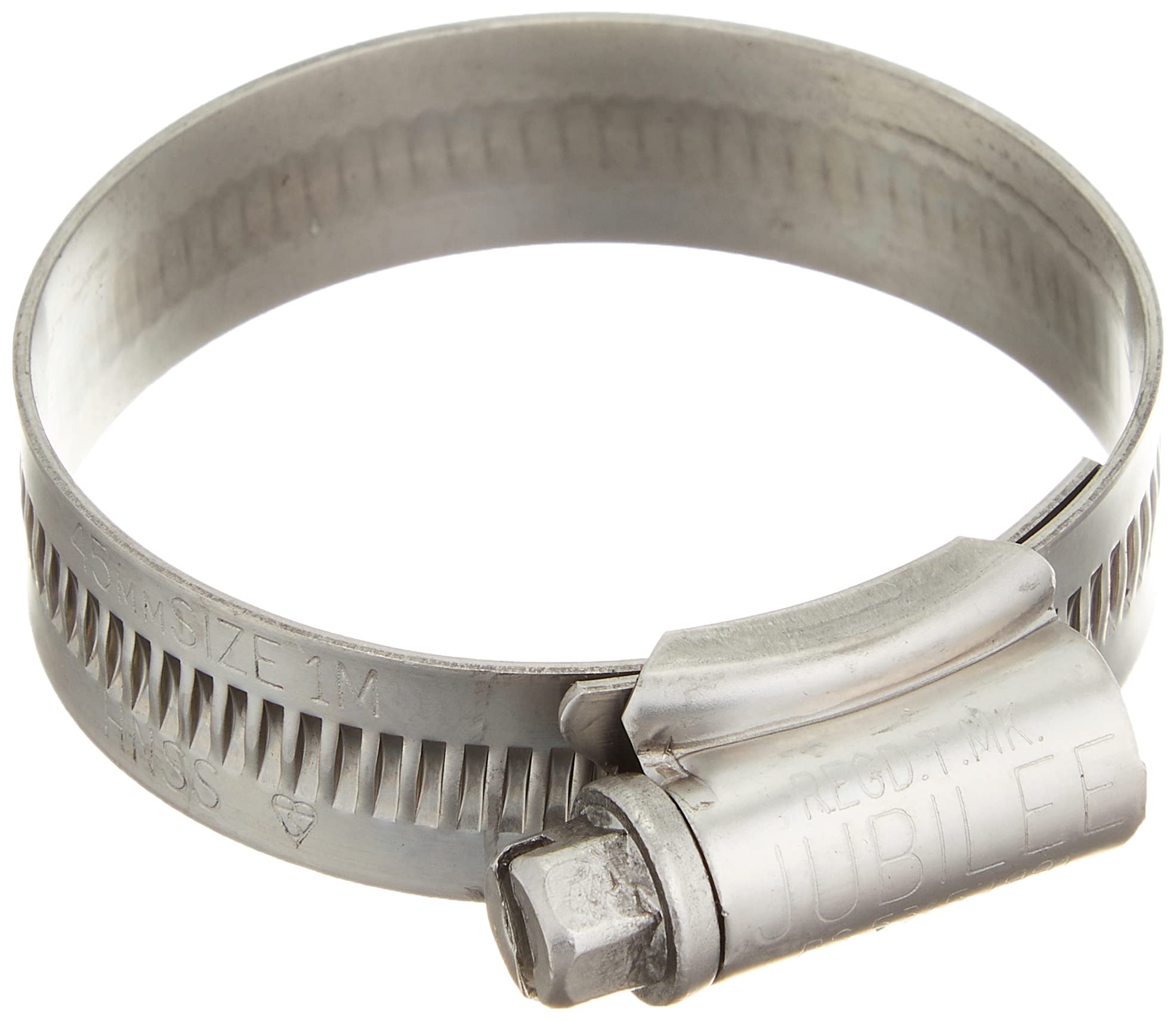 Best Price Square Light Jubilee® Stainless Steel Ss316 Hose Clamp 32-45Mm X 10