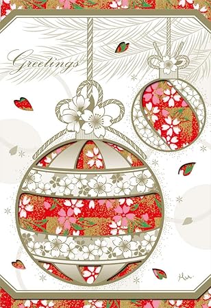 Amazon n28 50 和風グリーティングカード むねかた 千代紙 オーナメント 中紙 封筒付 グリーティングカード 文房具 オフィス用品