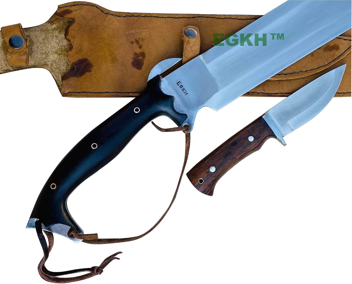 EGKH-18" Predator EUK Knife, Survival Machete, Hand Forged Blade Khukuri - Full Tang Knives Made in Nepal