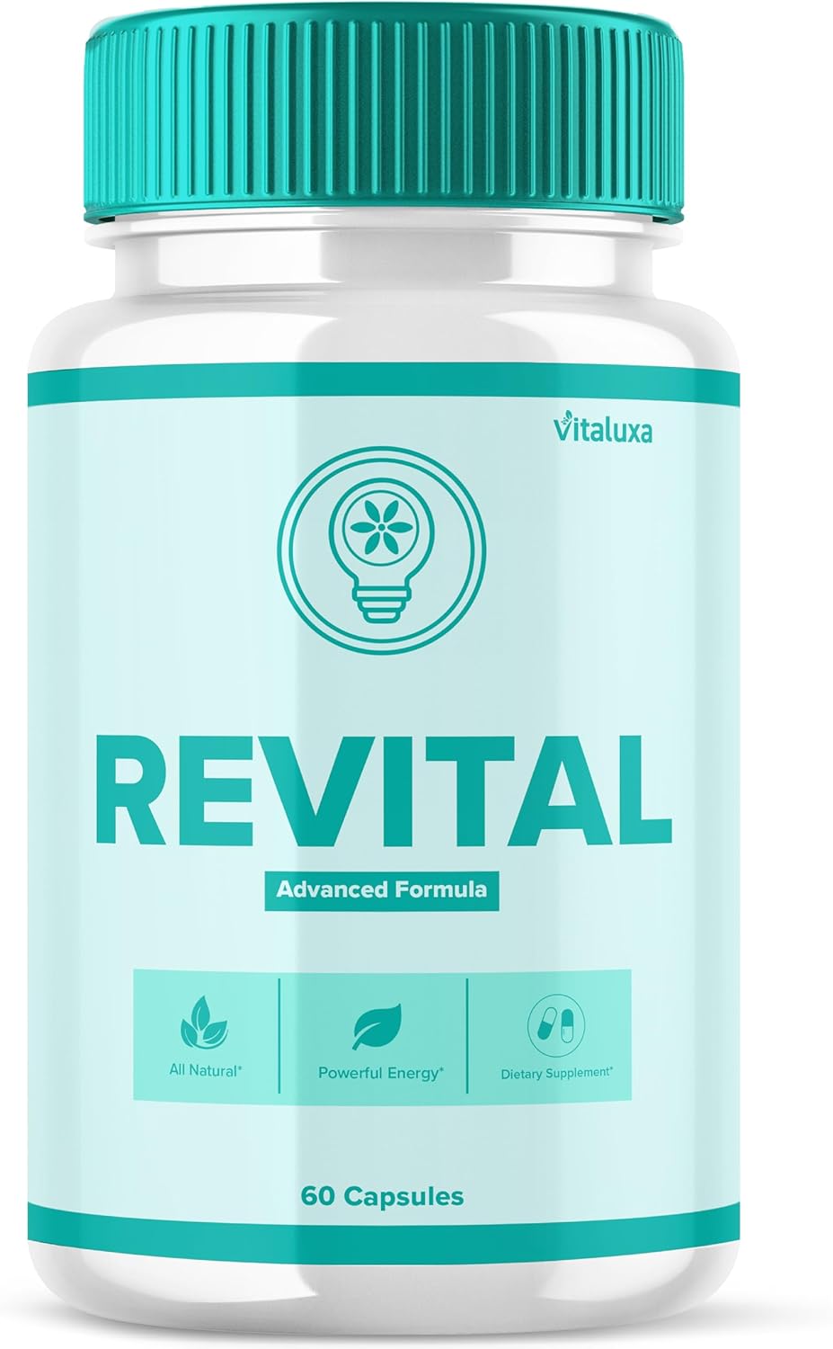 Revital Capsules, Revital Cactus Supplement Pills Premium Advanced Formula for Overall Health & Wellness, Re Vital All Natural Blood Support for Men Women Revitale Plus Vitamins (60 Capsules)