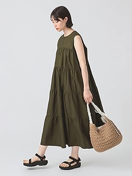 Amazon.co.jp: [レイビームス] ワンピース Gymphlex ティアード
