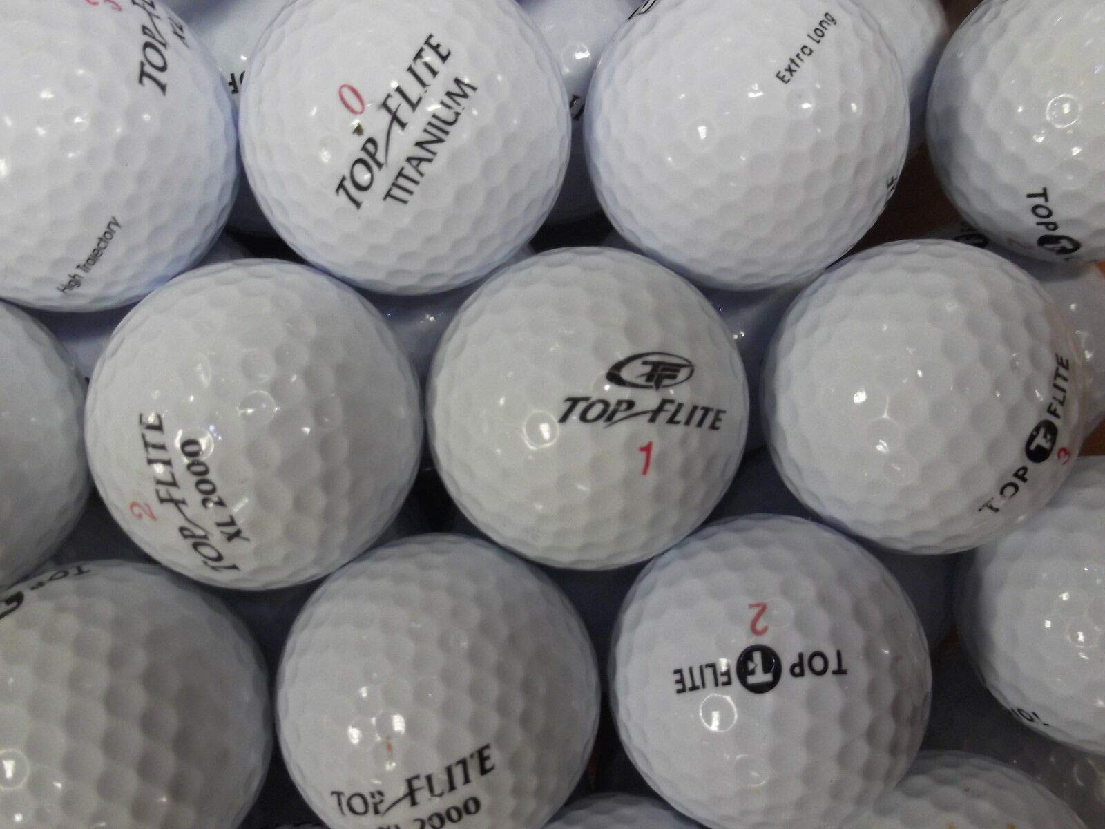 proffessional 24 Top Flite Golf Lake Balls - Pearl Grade A (used - not new)