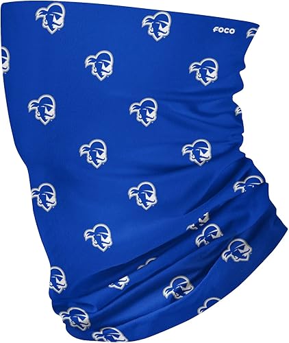 Miniatura 110 de FOCO NCAA unisex-adult Ncaa Team Logo Neck Gaiter Multiuse Logotipo grande.,Mini logotipo impreso.,Vacaciones en bloque ocupado,Hibisco