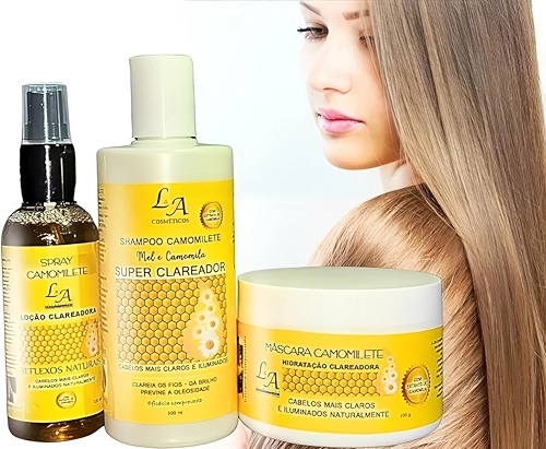 Power Blond Camomile – Kit Clareador com Hidratação Profunda e Reflexos Dourados Naturais