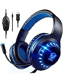 Pacrate Cascos Gaming para PS4/PS5/Xbox One/Nintendo Switch/PC, Auriculares...