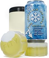 Vista 10 de FITY Paquete de 2 unidades de hielo congelable multiusos para vasos, loncheras, bolsas de pañales, dolores musculares, adaptador de lata de 12 onzas