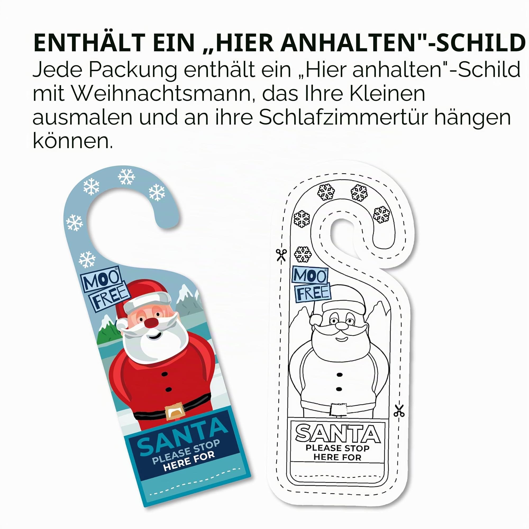 Moo Free White & Milk Chocolate Alternative Advent Calendars (Blau - Weiße Schokolade Alternative)