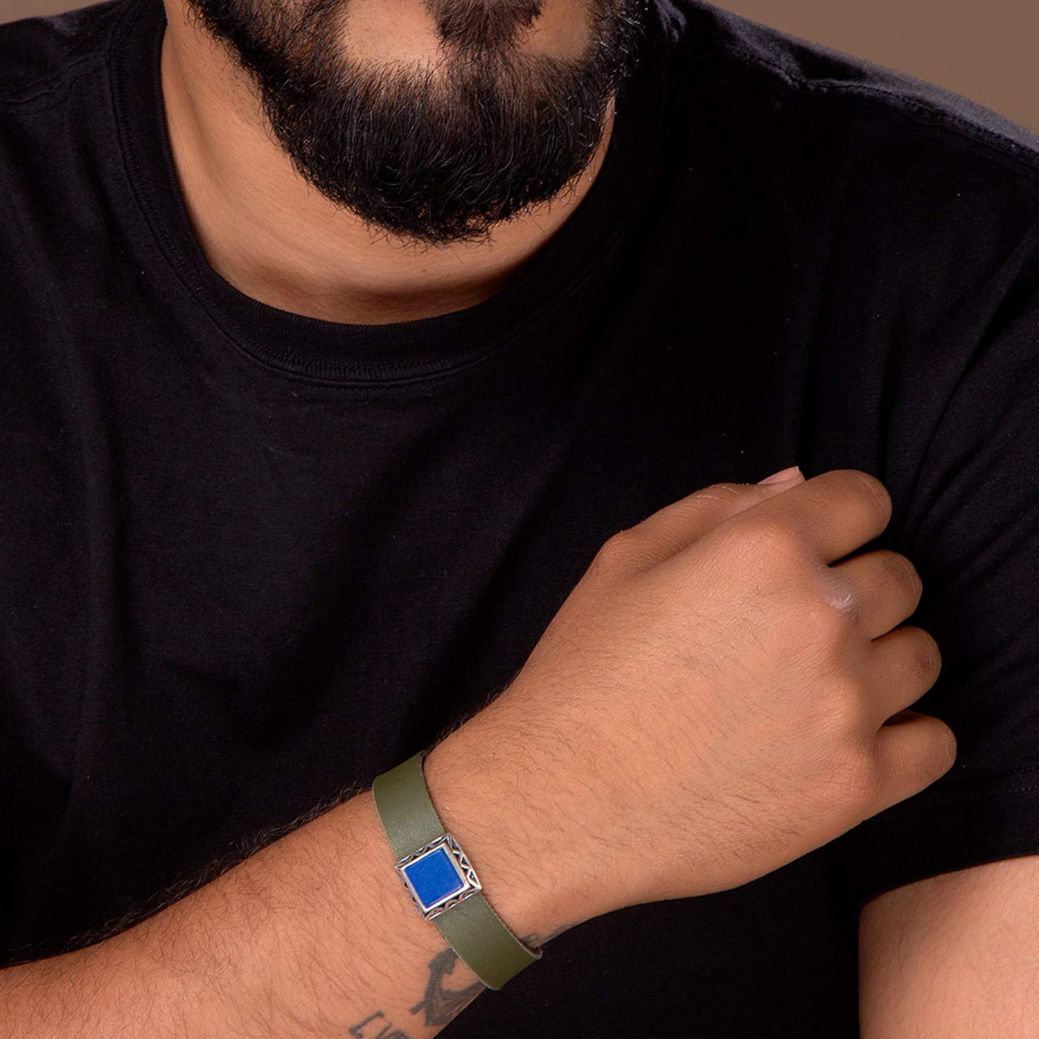Dare Milestone Leather Bracelet with Pendant