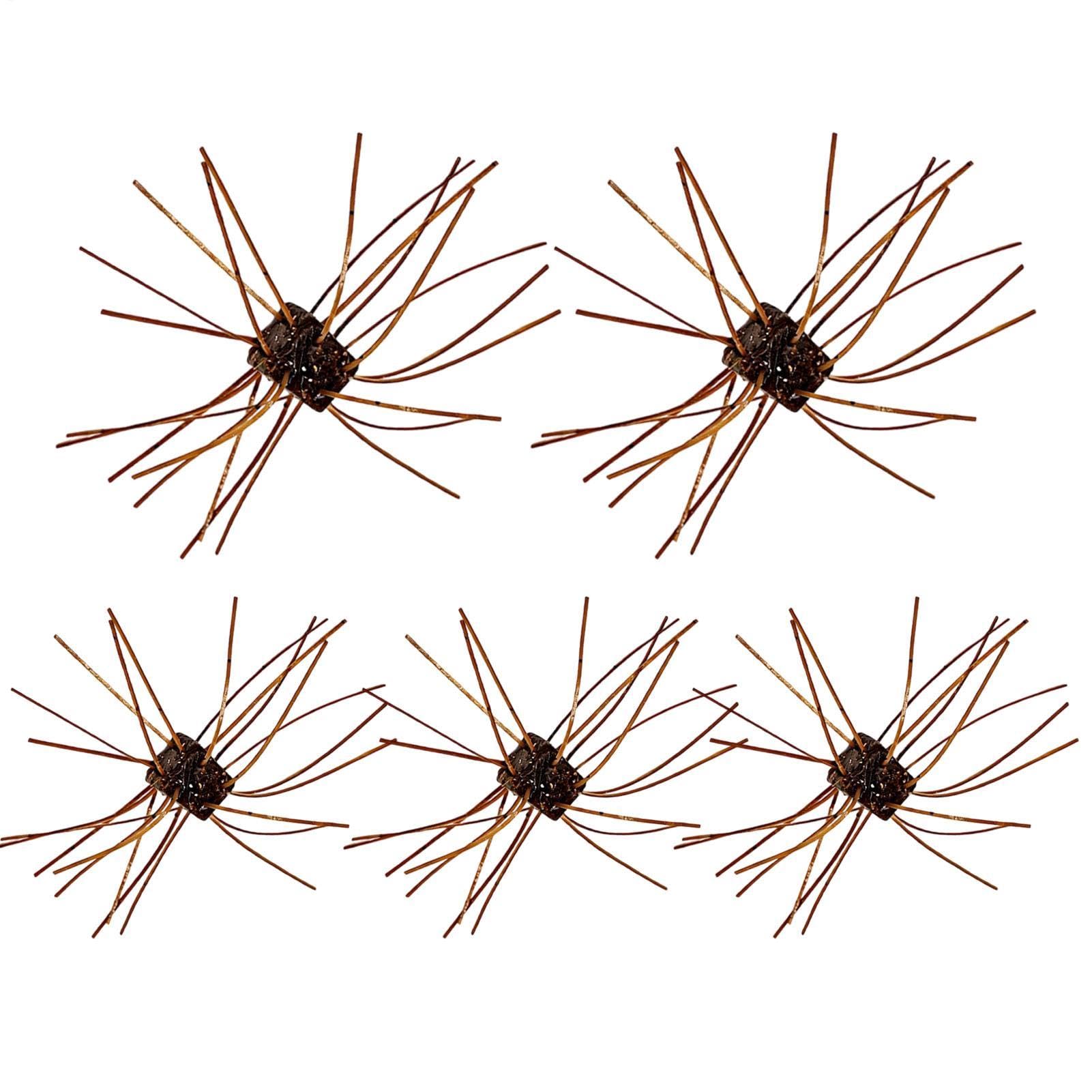 Flauschiger Würfel Angelköder Für Barsch 5 Stück Seeigel Langsam Sinkend | Seeigel-Köder Für Angler und Einsteiger, im Freien, an Flüssen, Bächen, Stauseen und entlang der