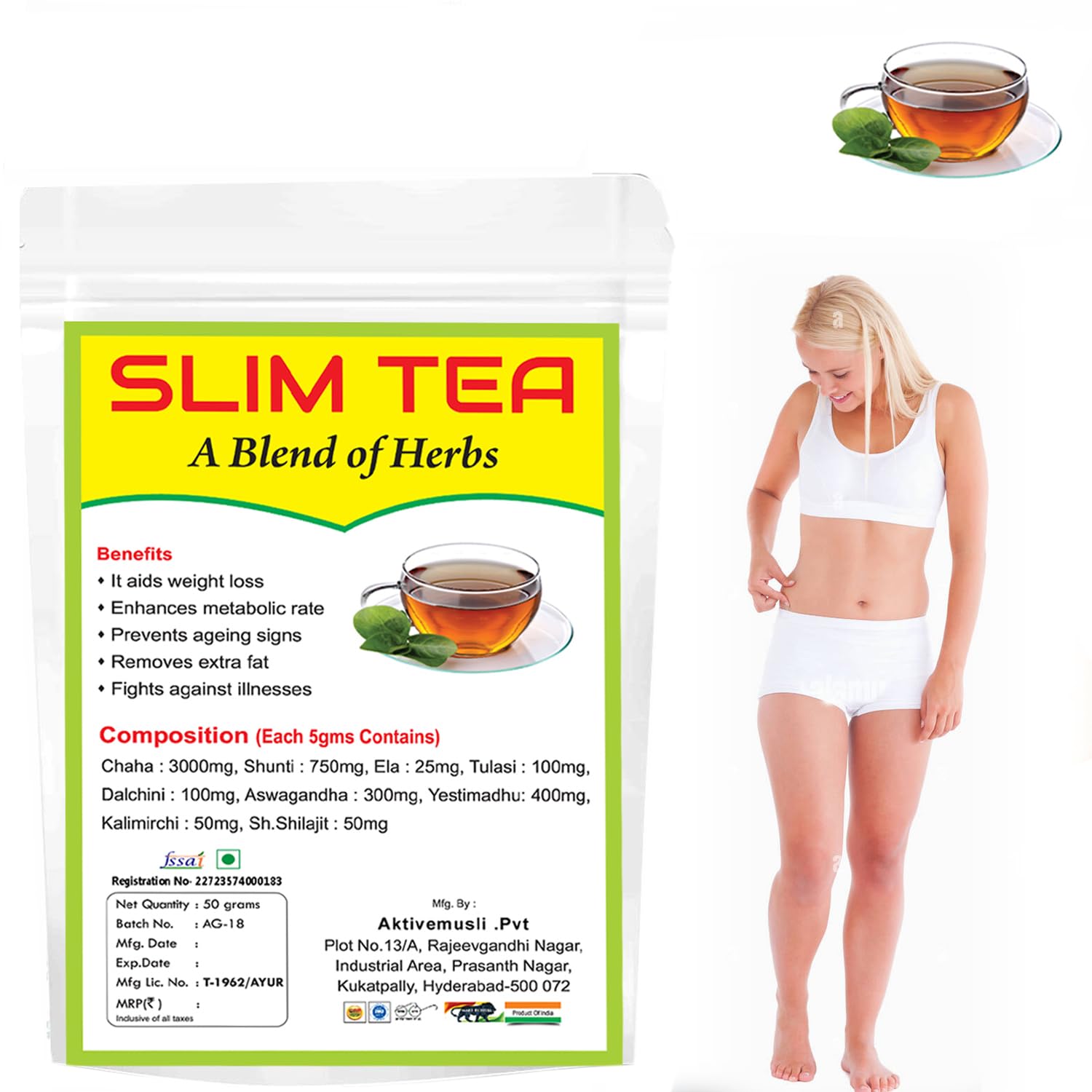 Slimming Tea for Weight Loss Fast, green tea | herbal tea Improves Metabolism|Slim Green Tea 100% Natural Increase No Side Effacts Loose Weight Naturally Keep Mind Fresh & Active. 50 Gm Pack Of -1 (B0CW37X1RW) Amazon Price History, Amazon Price Tracker